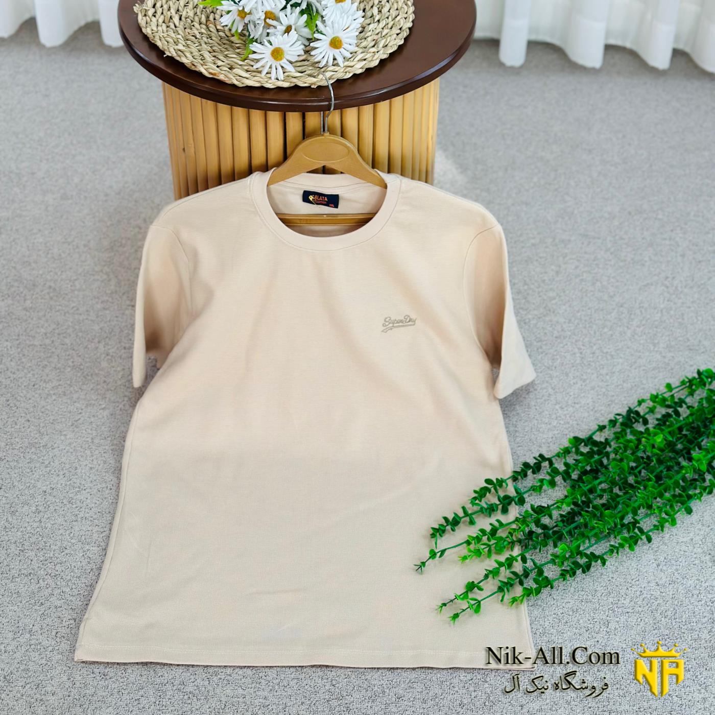 تیشرت مردانه بیسکوئیتی 4XL