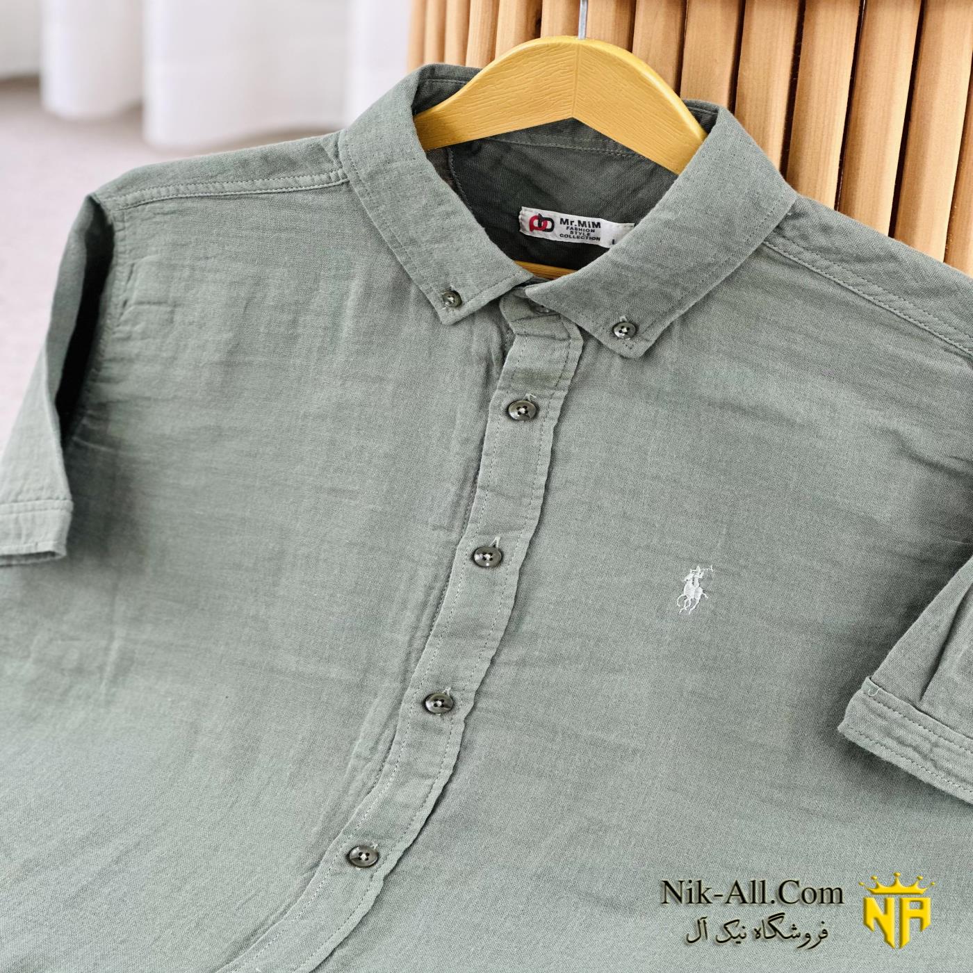 پیراهن مردانه سبز