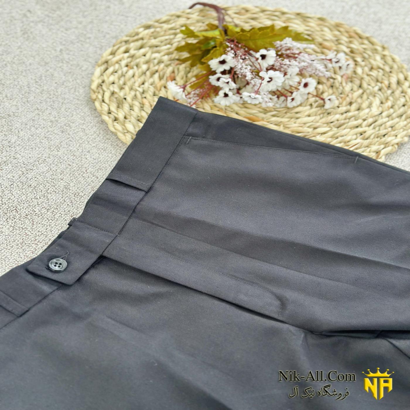 شلوار راسته مردانه مشکی