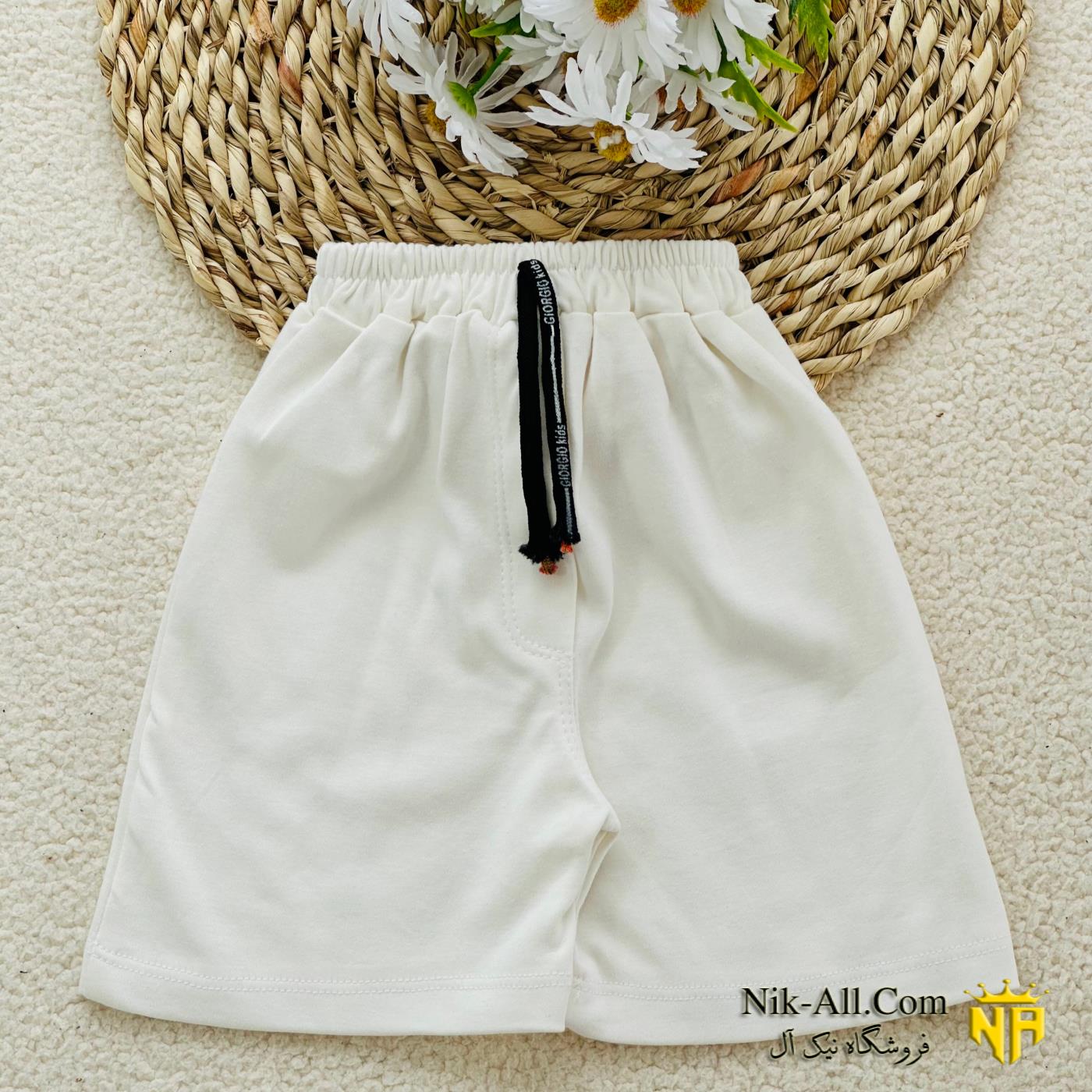 شلوارک پنبه ساده سایز 3