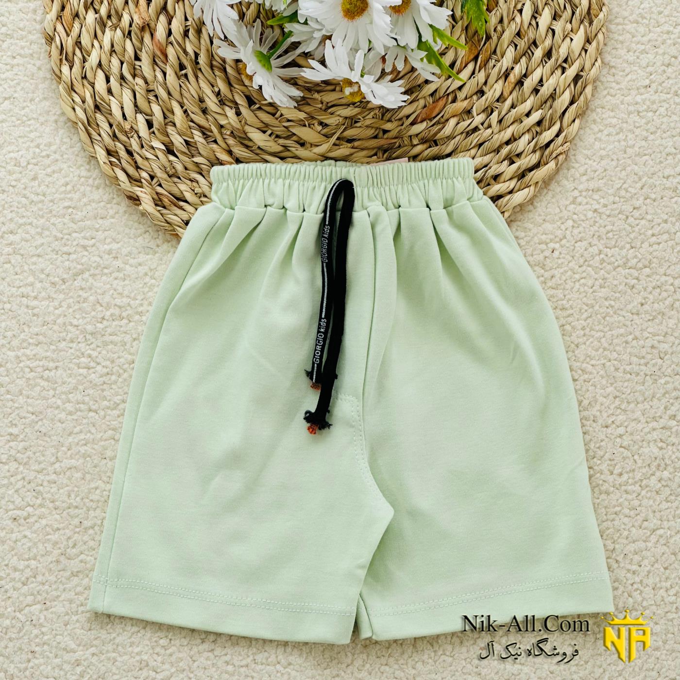 شلوارک پنبه ساده سایز 3