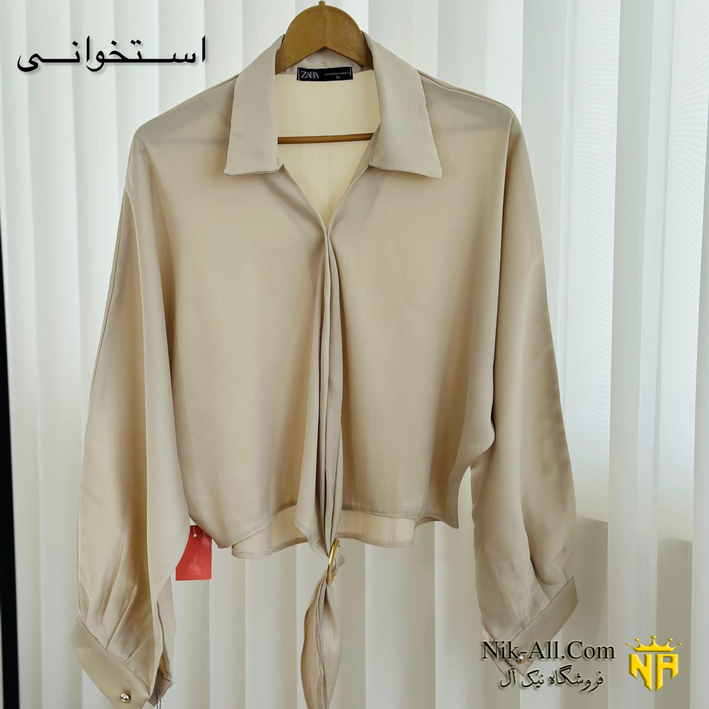 شومیز گره ای خفاشی