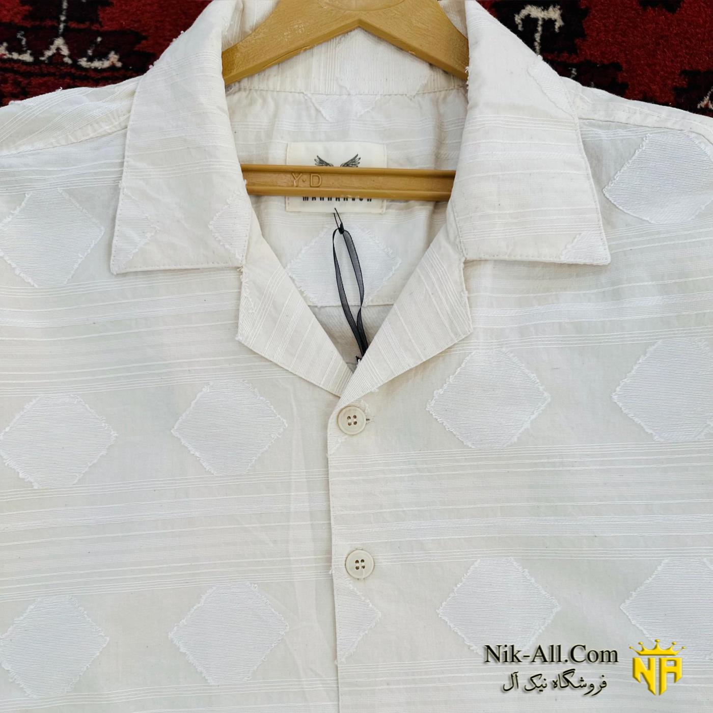 پیراهن کنف نخودی