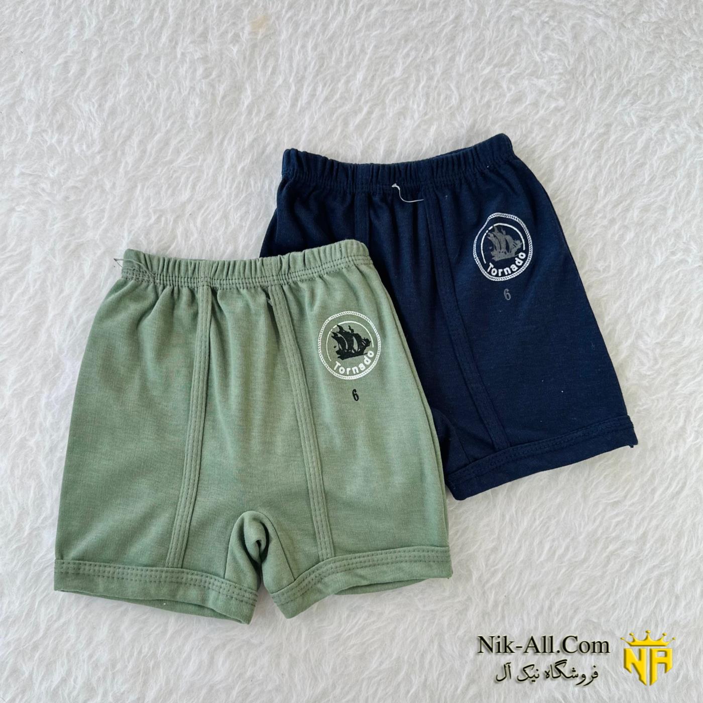 شورت پادار پسرانه سایز 10