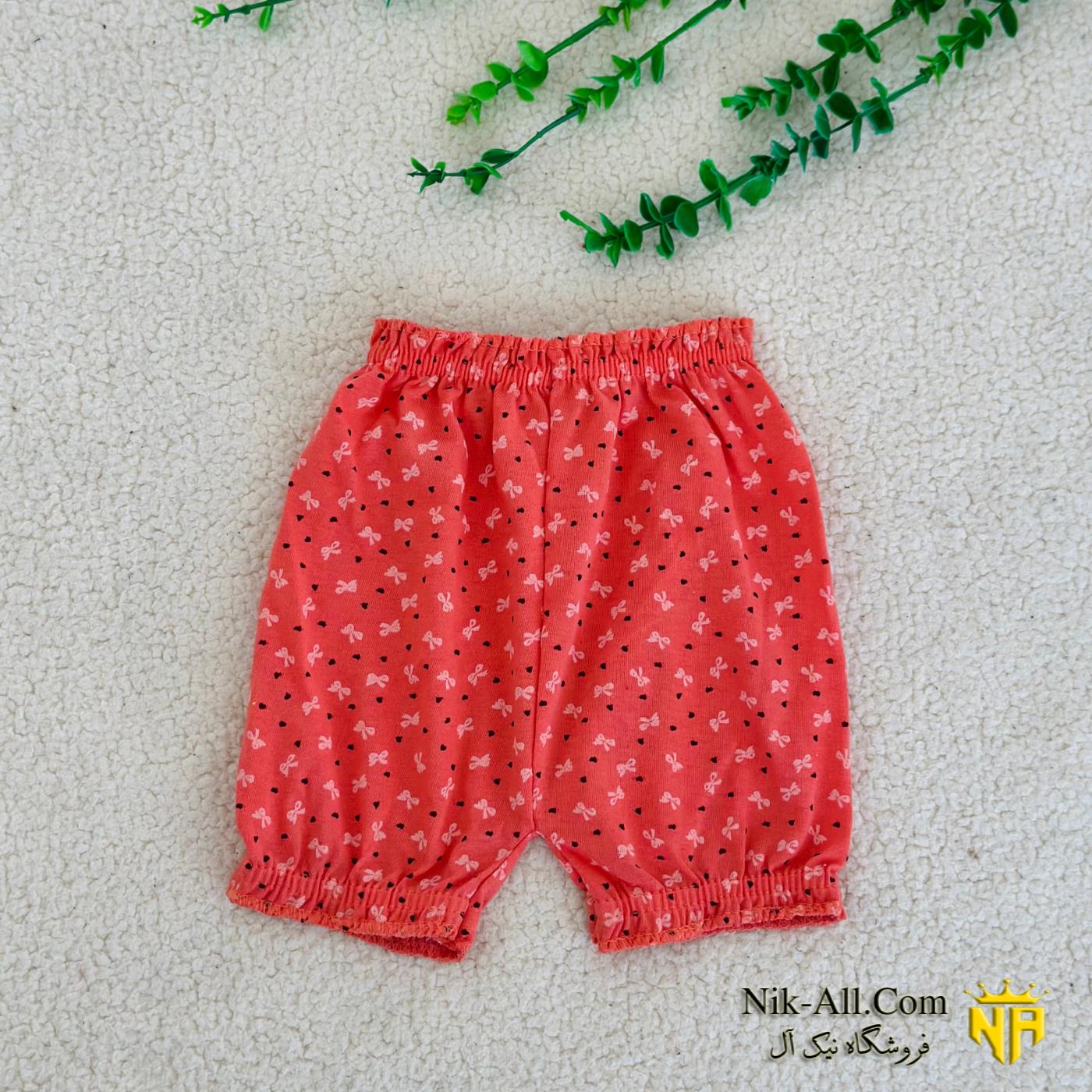 شورت پادار پاپیونی XL