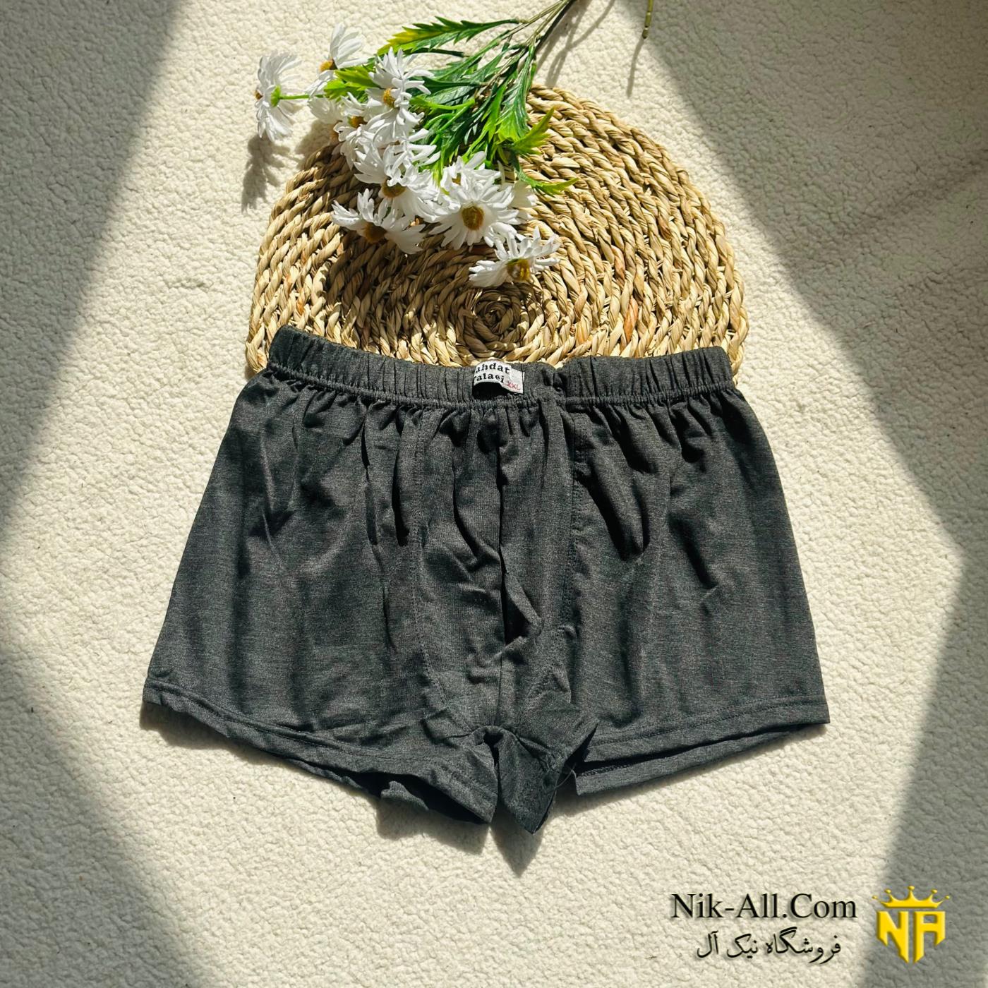 شورت مردانه پادار ملانژ 3XL