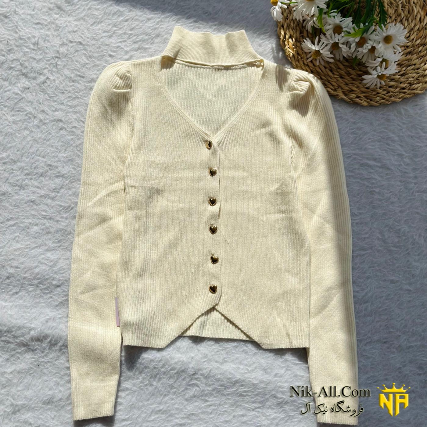 ژاکت زنانه یقه دار