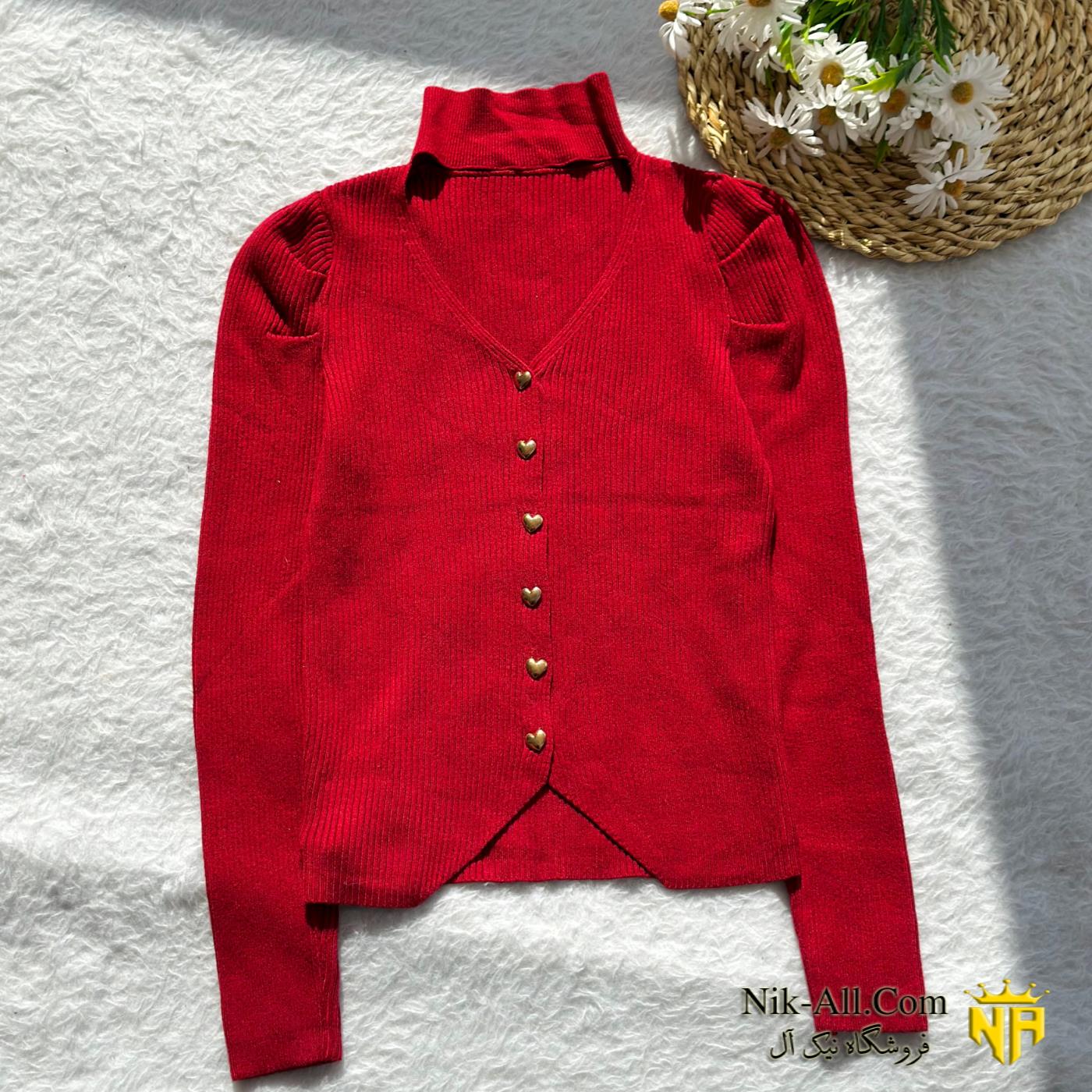 ژاکت زنانه یقه دار