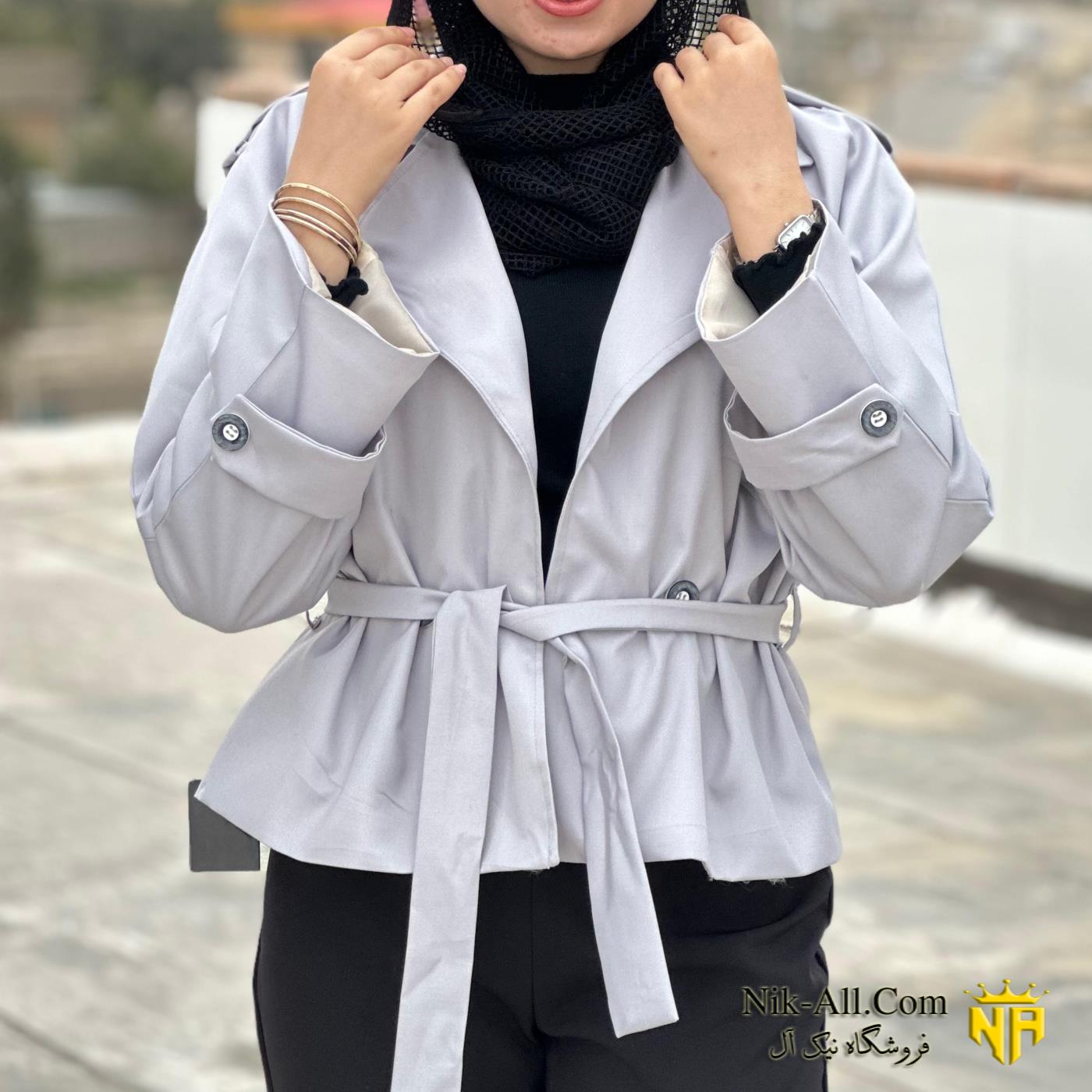 ترنچ کت کوتاه 