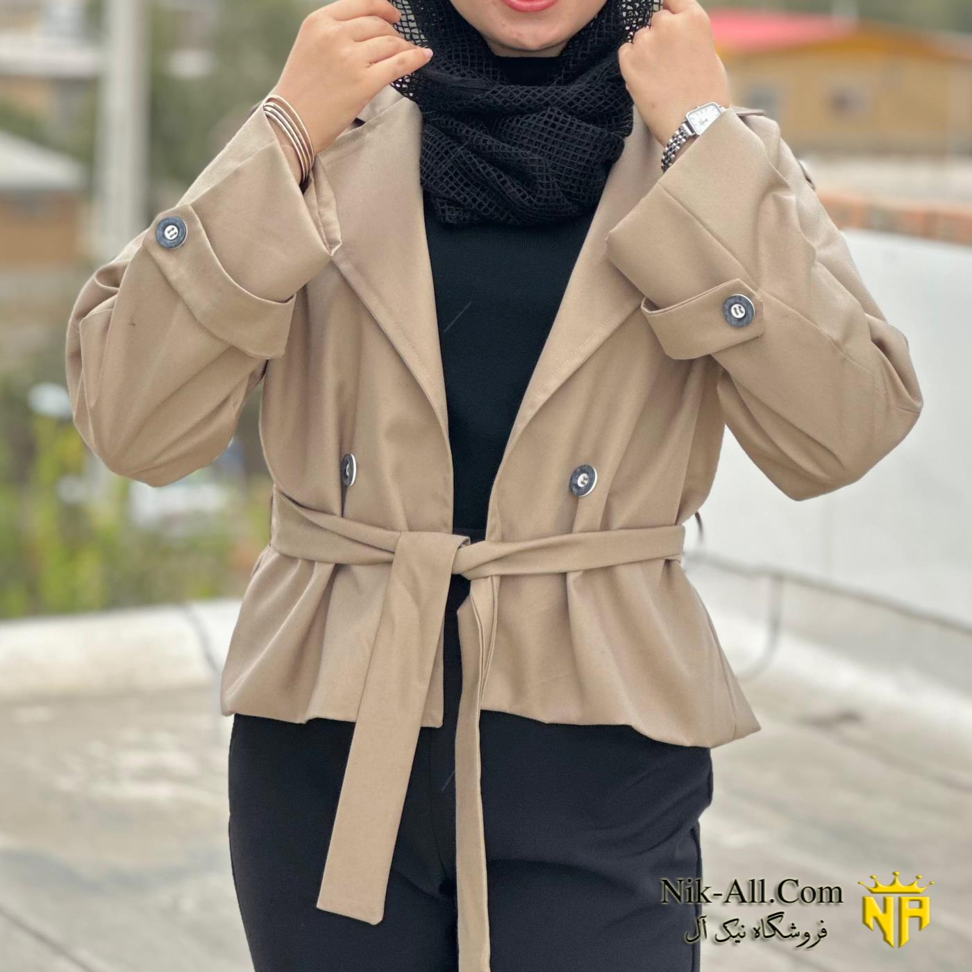 ترنچ کت کوتاه 