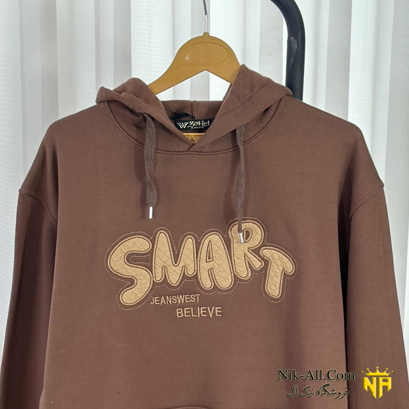 هودی مردانه SMART    قهوه ای