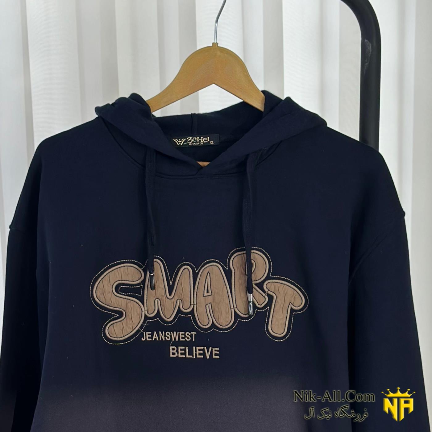 هودی مردانه SMART    سرمه ای