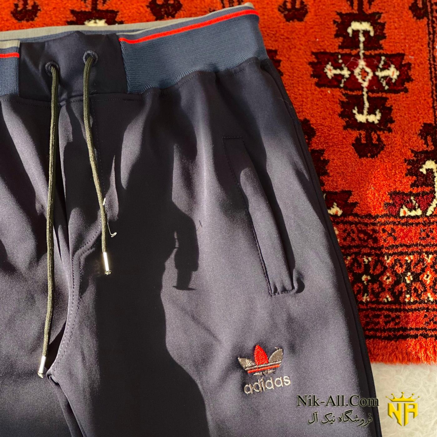 شلوار غواصی بزرگ آدیداس سرمه ای 