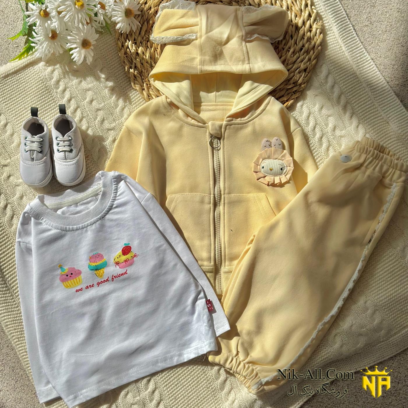 474سه تیکه وارداتی زرد 