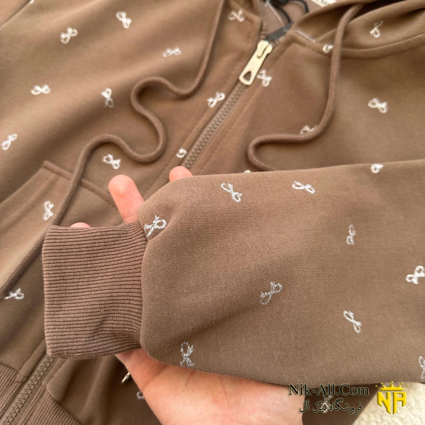 سوئیشرت شلوار دخترانه شکلاتی 