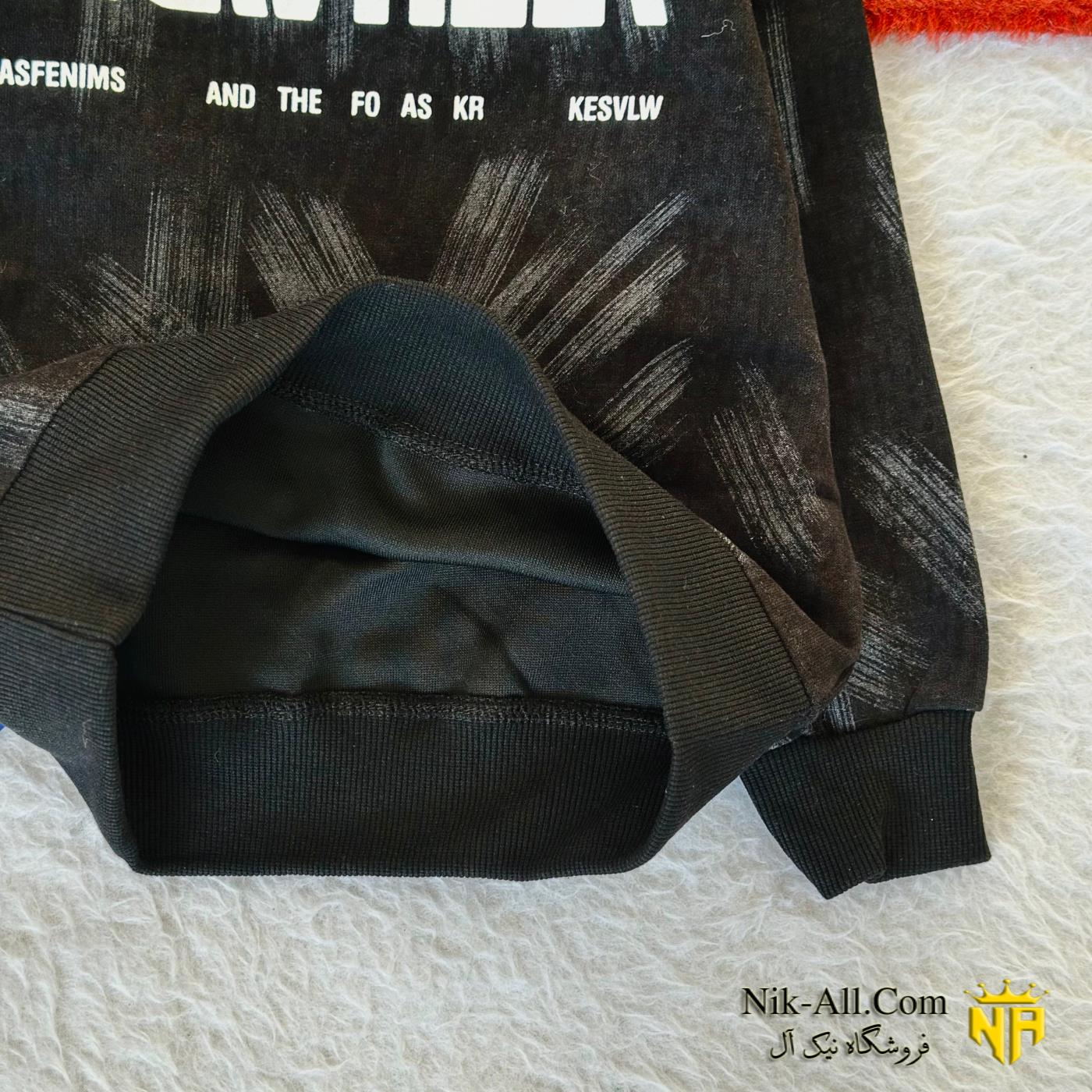 بولیز وارداتی طرحدار مشکی 