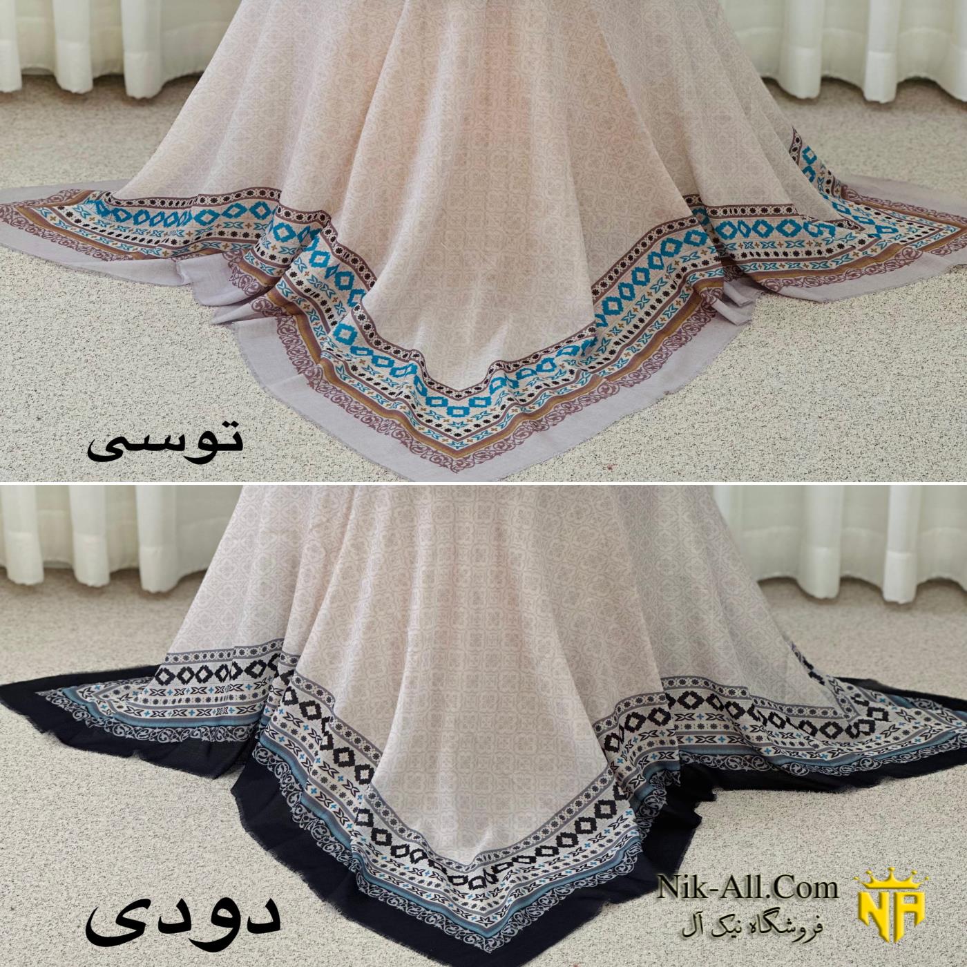 روسری ابریشمی طرح جدید 380
