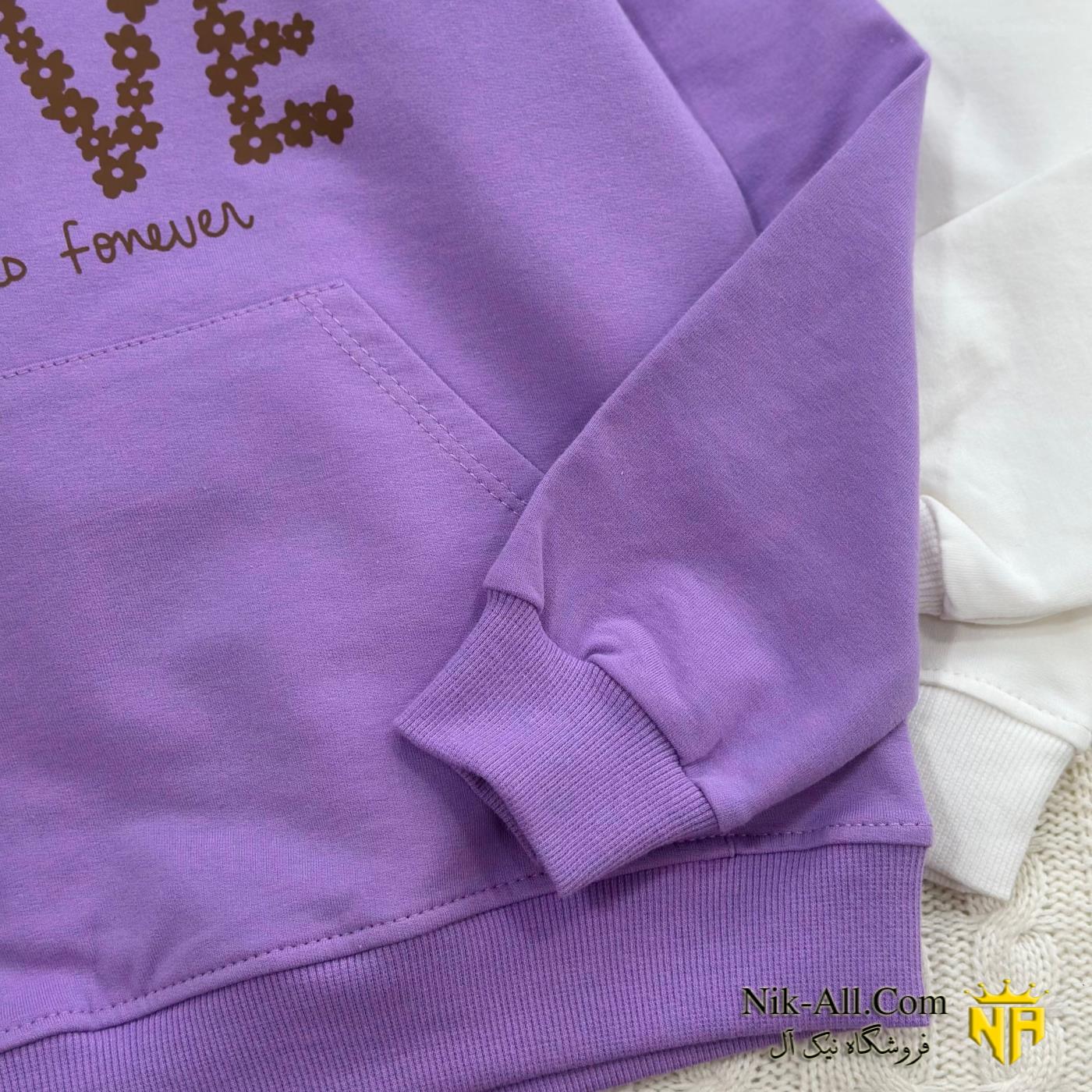 هودی لاو دخترانه سایز 55