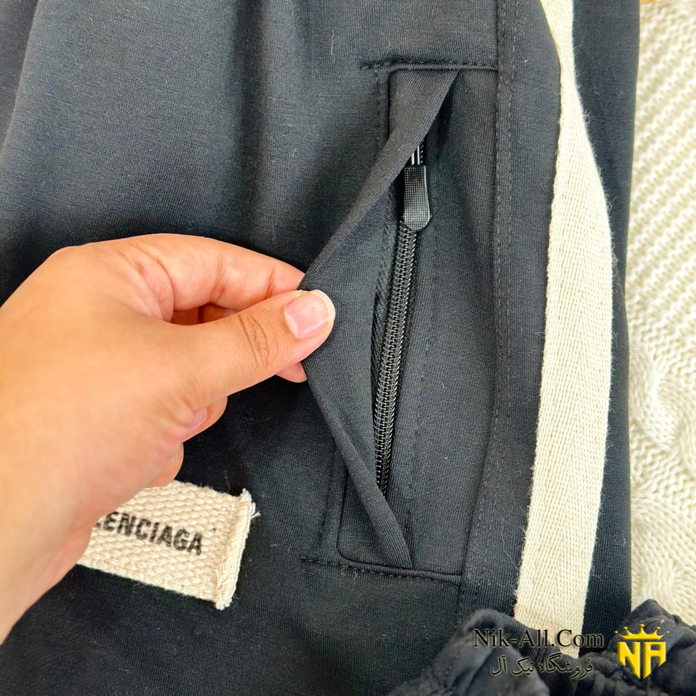 شلوار مردانه مشکی 437