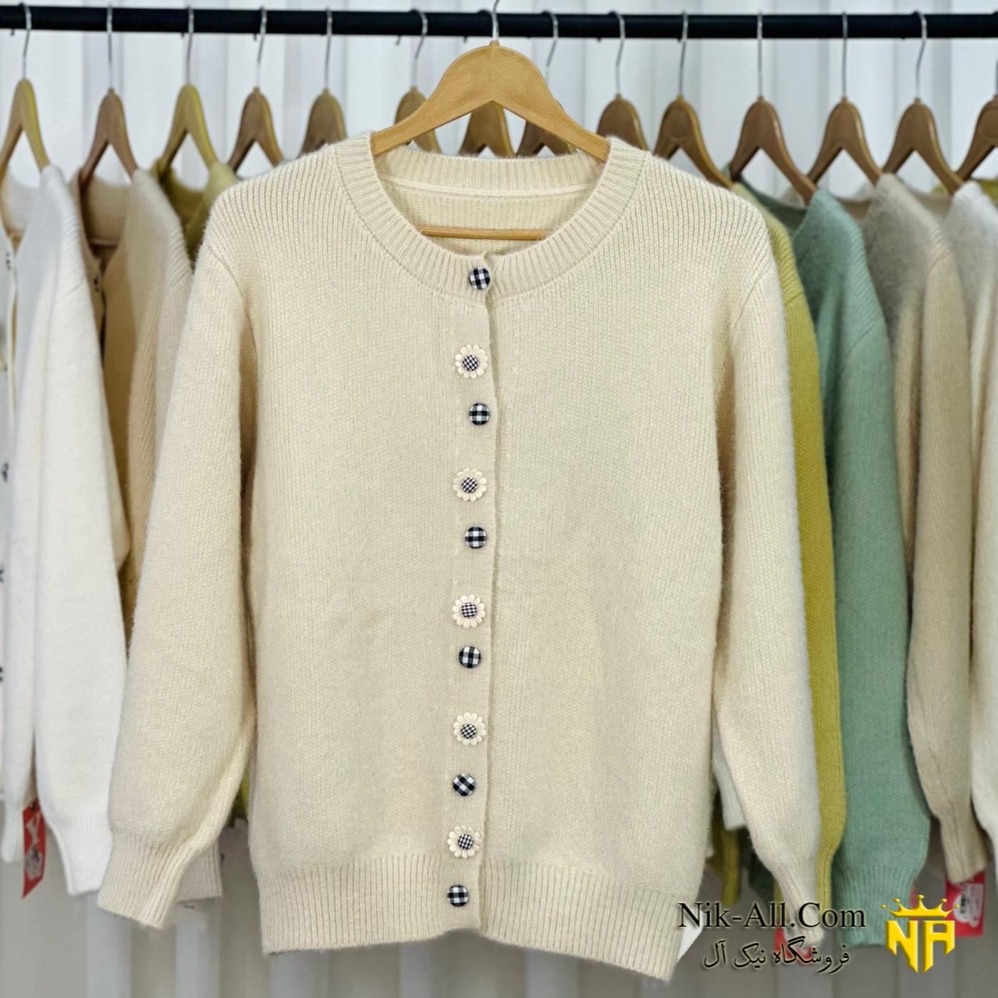 ژاکت خارجی طرح گل 