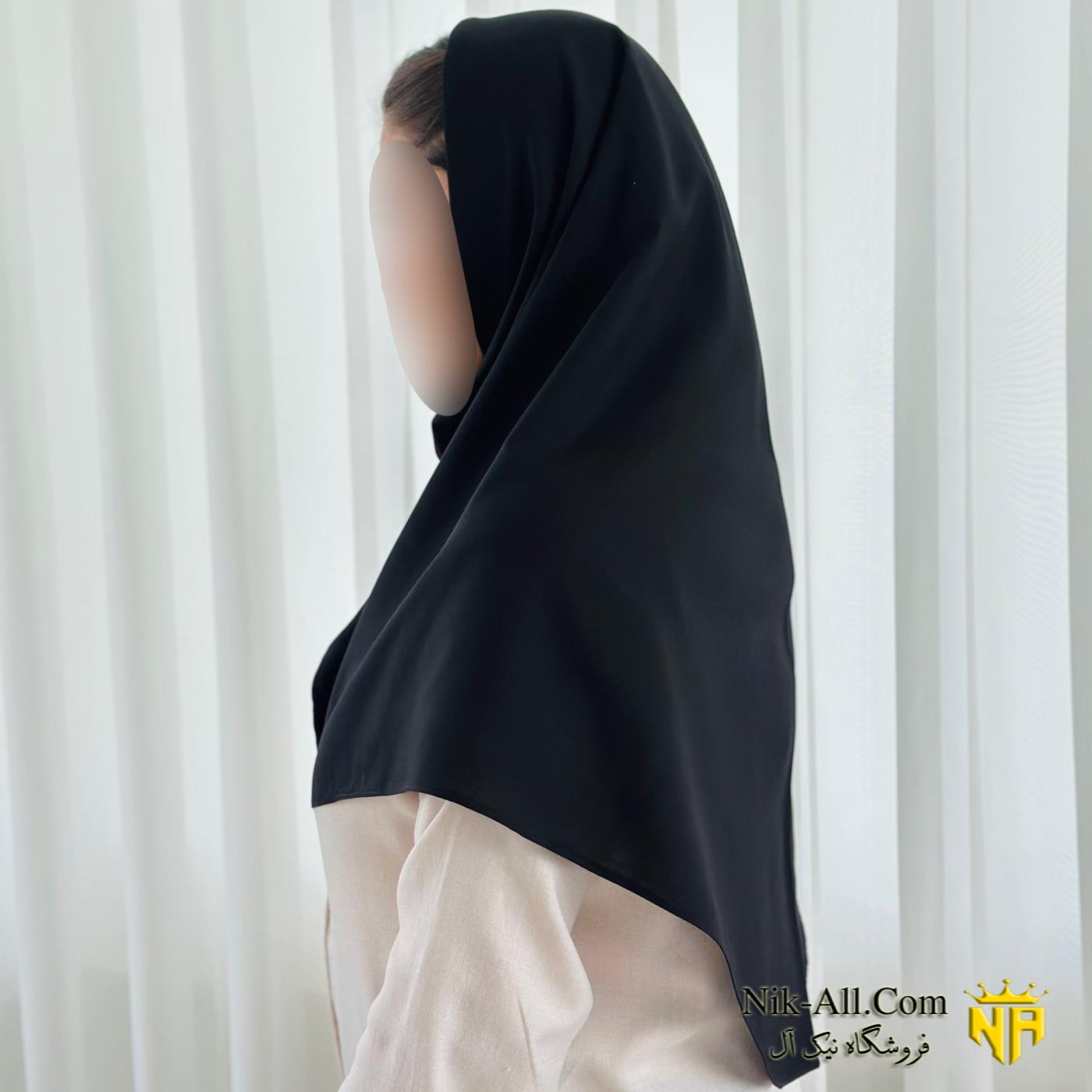 مقنعه سرمه ای/مشکی